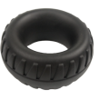 NEVER TYRED SILICONE COCK RING - BLACK MEDIUM